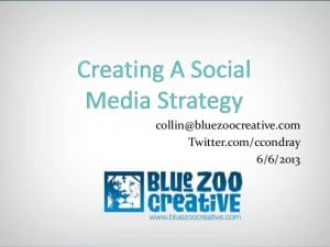 Creating a Social Media Strategy that Sells Sldeshare presentation on Creating a Social Media Strategy